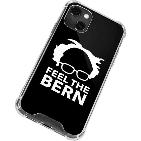 Feel The Bern Outline iPhone 13 Mini Clear Case