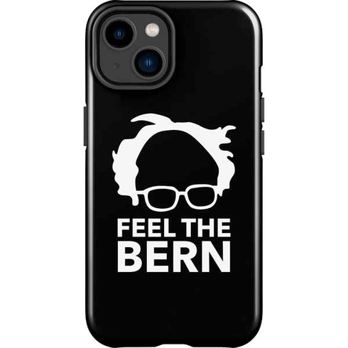 Feel The Bern Outline iPhone 14 Plus Impact Case