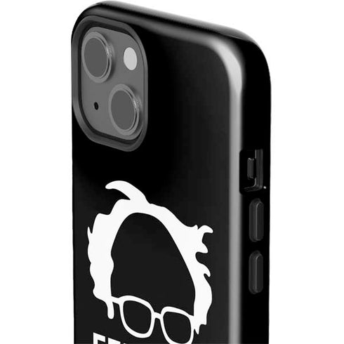 Feel The Bern Outline iPhone 14 Plus Impact Case
