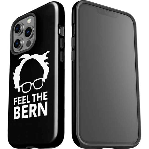 Feel The Bern Outline iPhone 14 Pro Impact Case