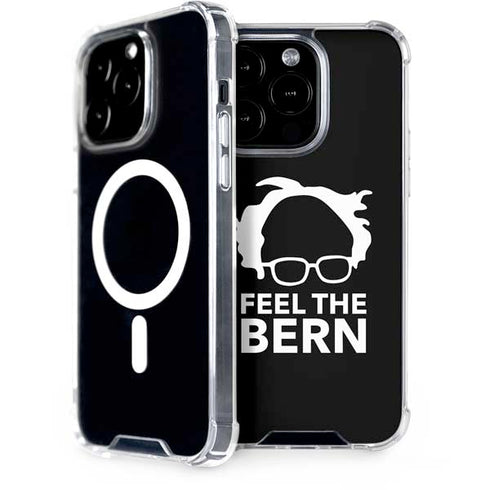 Feel The Bern Outline iPhone 15 Pro MagSafe Case