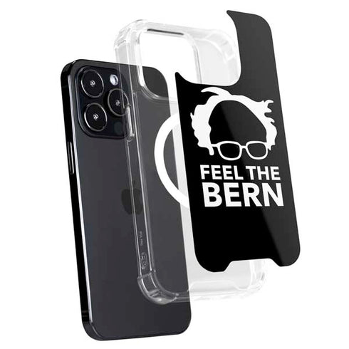 Feel The Bern Outline iPhone 15 Pro MagSafe Case