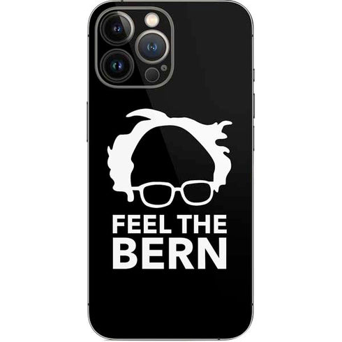 Feel The Bern Outline iPhone 14 Pro Max Skin
