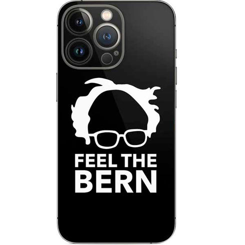 Feel The Bern Outline iPhone 14 Pro Skin