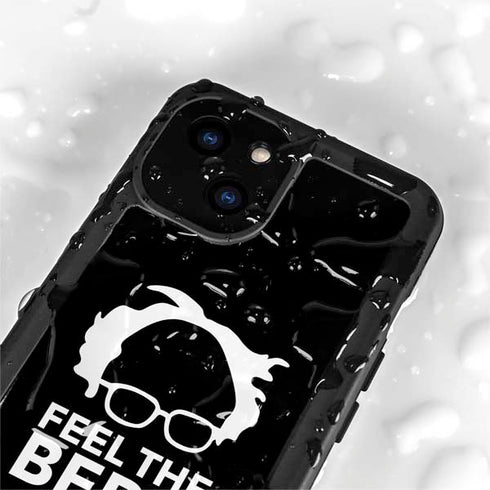 Feel The Bern Outline iPhone 15 Waterproof Case