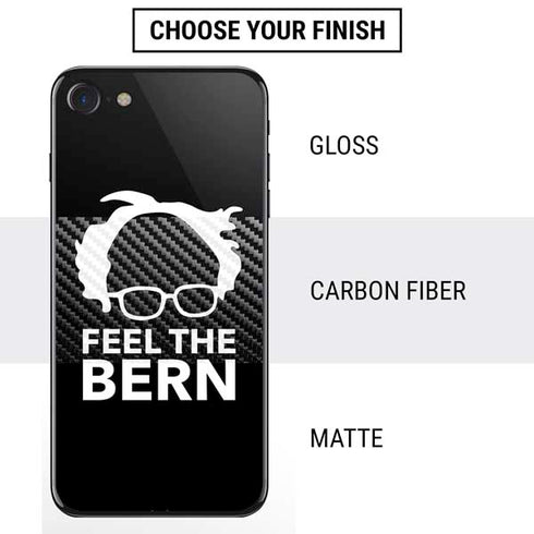 Feel The Bern Outline iPhone SE (2nd & 3rd Gen) Skin
