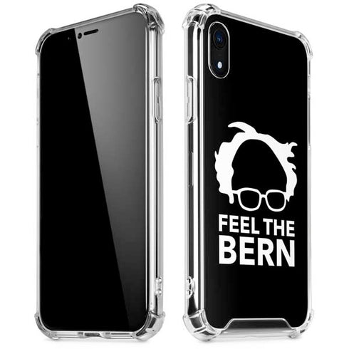 Feel The Bern Outline iPhone XR Clear Case