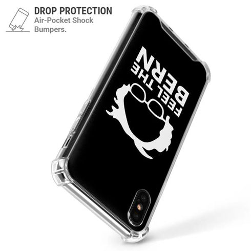 Feel The Bern Outline iPhone XS Max Clear Case