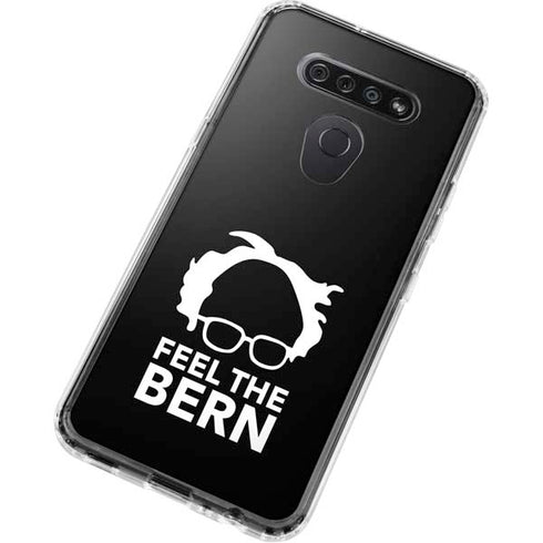 Feel The Bern Outline LG K51/Q51 Clear Case