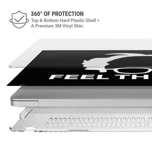 Feel The Bern Outline MacBook Pro 15in (2016-19) Case plus Skin