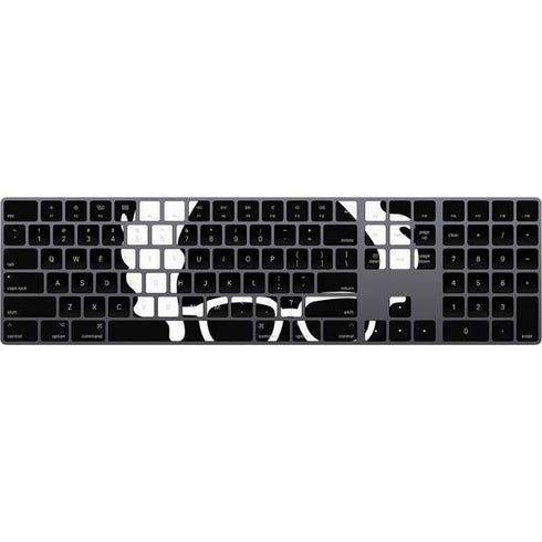 Feel The Bern Outline Magic Keyboard with Numeric Keypad Skin