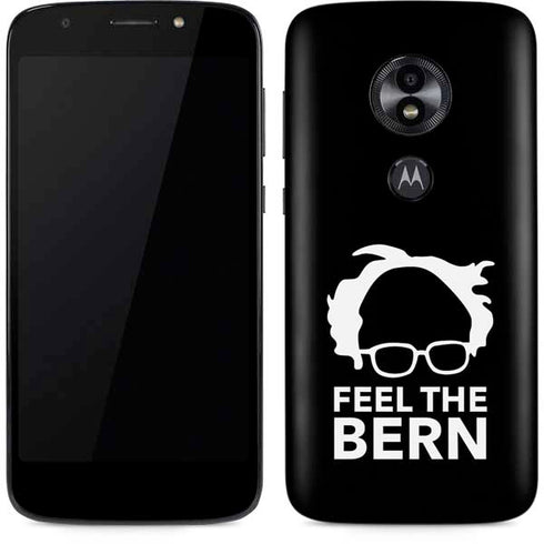 Feel The Bern Outline Moto E5 Play Skin