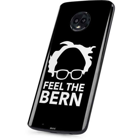 Feel The Bern Outline Moto G6 Skin
