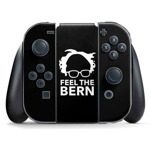 Feel The Bern Outline Nintendo Switch (2017-2021) Joy-Con Controller Skin