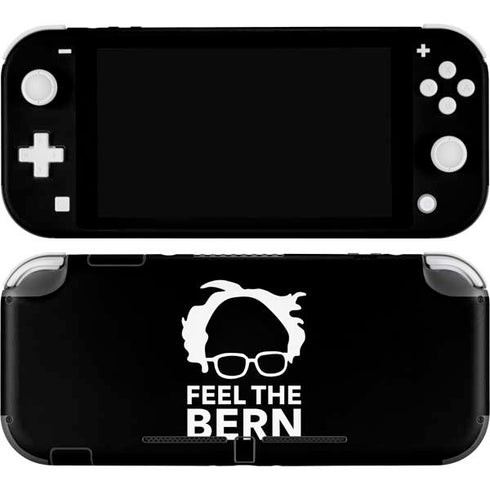 Feel The Bern Outline Nintendo Switch Lite Skin