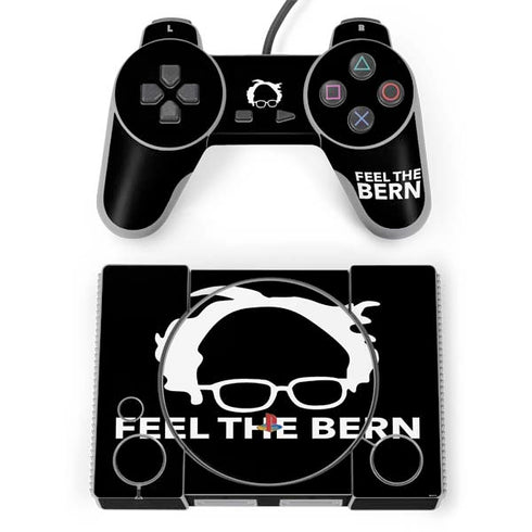 Feel The Bern Outline PlayStation Classic Bundle Skin