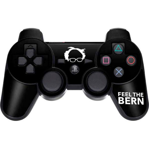 Feel The Bern Outline PS3 Dual Shock wireless controller Skin