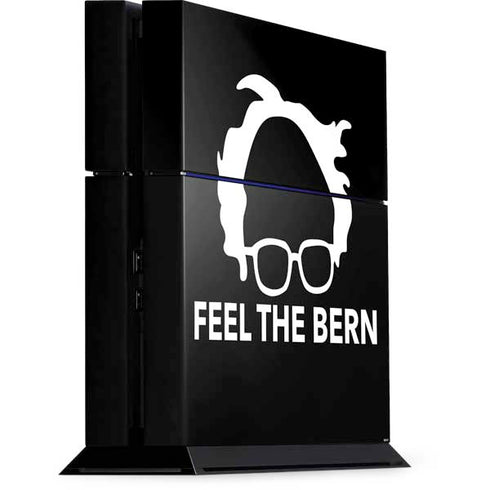 Feel The Bern Outline PS4 Console Skin