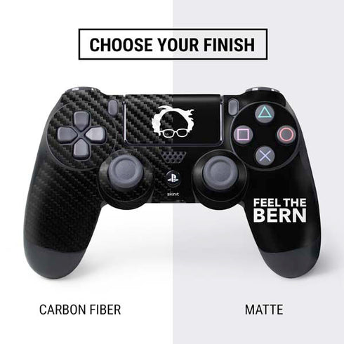 Feel The Bern Outline PS4 Controller Skin