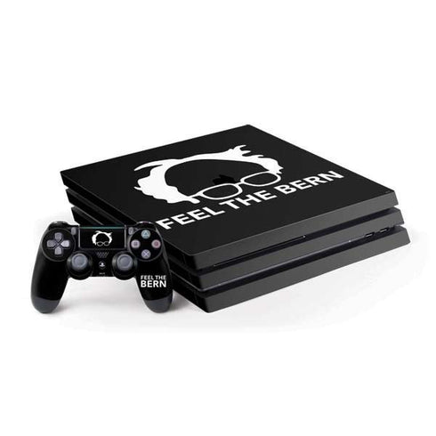 Feel The Bern Outline PS4 Pro Bundle Skin