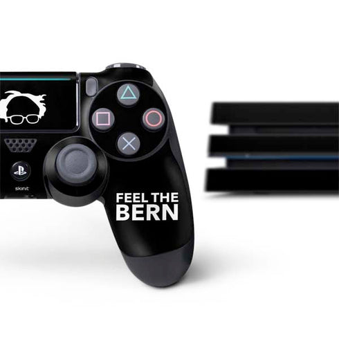 Feel The Bern Outline PS4 Pro Bundle Skin