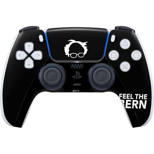 Feel The Bern Outline PS5 Controller Skin