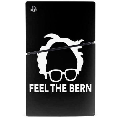 Feel The Bern Outline PS5 Slim Digital Edition Bundle Skin
