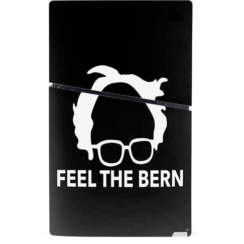 Feel The Bern Outline PS5 Slim Digital Edition Bundle Skin