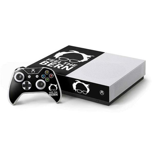 Feel The Bern Outline Xbox One S All-Digital Edition Bundle Skin