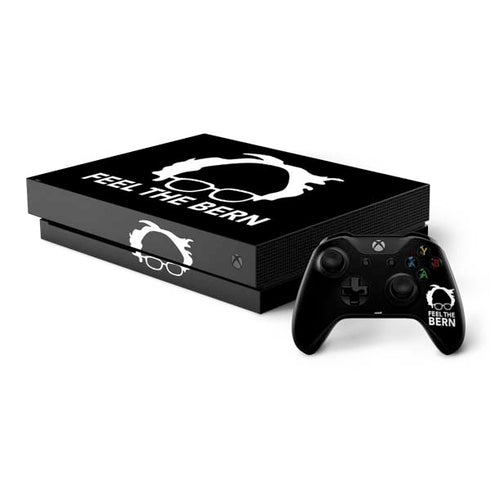 Feel The Bern Outline Xbox One X Bundle Skin