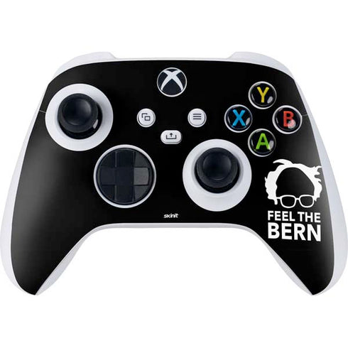 Feel The Bern Outline Xbox Series S Controller Skin