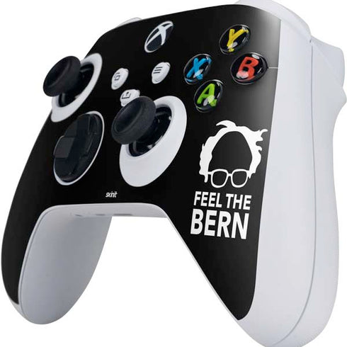 Feel The Bern Outline Xbox Series S Controller Skin