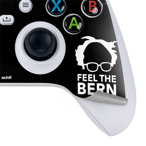 Feel The Bern Outline Xbox Series S Controller Skin