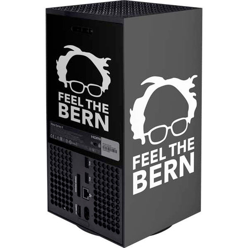 Feel The Bern Outline Xbox Series X Console Skin