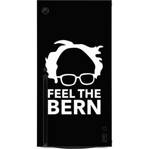 Feel The Bern Outline Xbox Series X Console Skin