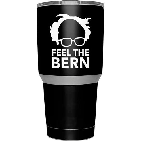Feel The Bern Outline Yeti 30oz Rambler Tumbler Skin