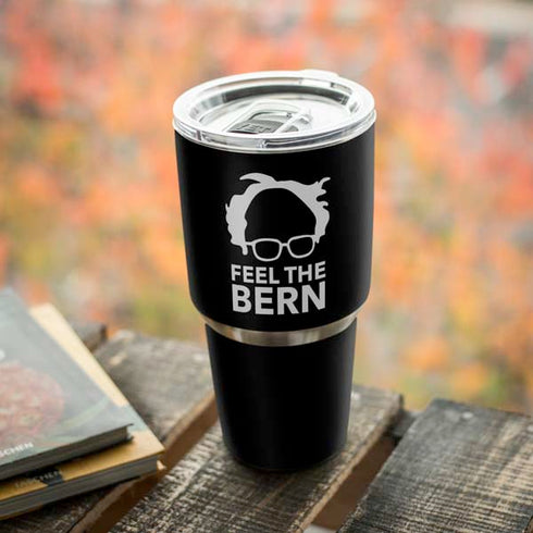 Feel The Bern Outline Yeti 30oz Rambler Tumbler Skin