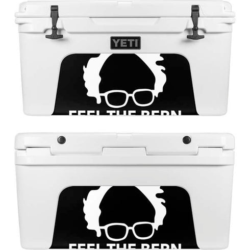 Feel The Bern Outline YETI Tundra 75 Hard Cooler Skin