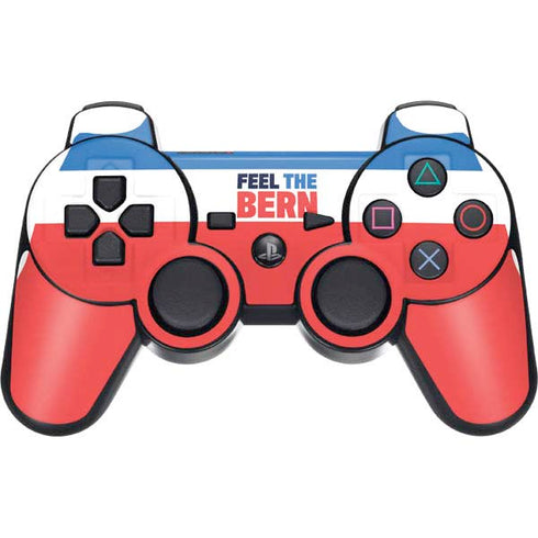 Feel The Bern PS3 Dual Shock wireless controller Skin