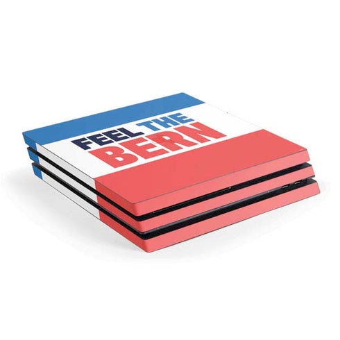 Feel The Bern PS4 Pro Console Skin