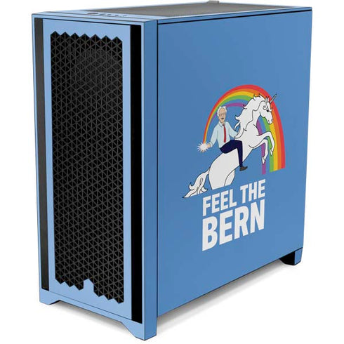 Feel The Bern Unicorn Corsair 4000D Tempered Glass Mid-Tower ATX Case Skin