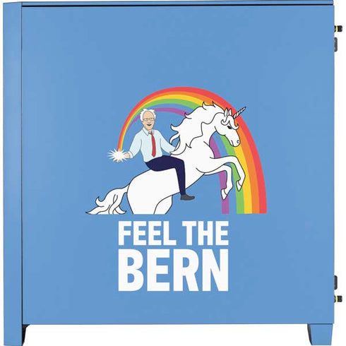 Feel The Bern Unicorn Corsair 4000D Tempered Glass Mid-Tower ATX Case Skin