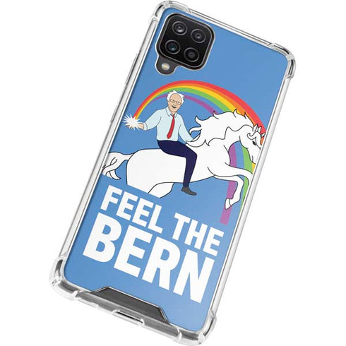 Feel The Bern Unicorn Galaxy A12 Clear Case