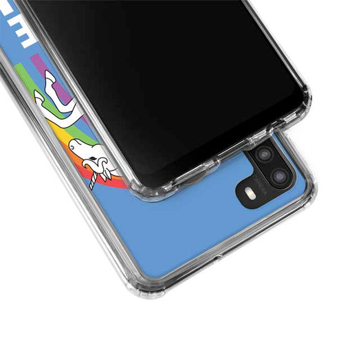 Feel The Bern Unicorn Galaxy A21 Clear Case