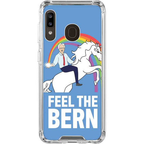 Feel The Bern Unicorn Galaxy A30 Clear Case