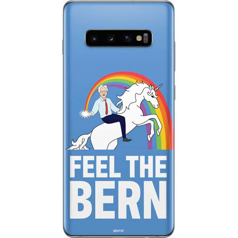 Feel The Bern Unicorn Galaxy S10 Plus Skin