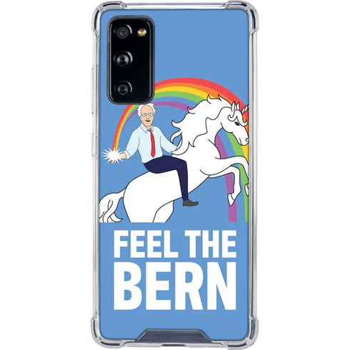 Feel The Bern Unicorn Galaxy S20 FE Clear Case
