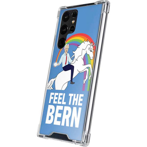 Feel The Bern Unicorn Galaxy S22 Ultra Clear Case