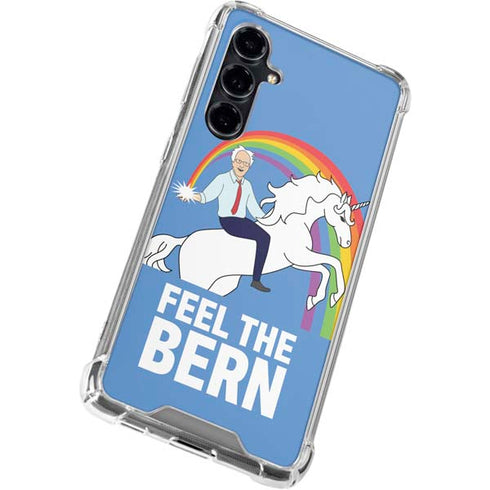 Feel The Bern Unicorn Galaxy S23 FE Clear Case