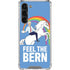 Feel The Bern Unicorn Galaxy S23 Plus Clear Case